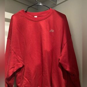 Alo: Maroon Accolade Sweatshirt